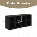 Miniatyrbillede 5 af 8: Skoorganisator, 40x12x16 tommer, Sort