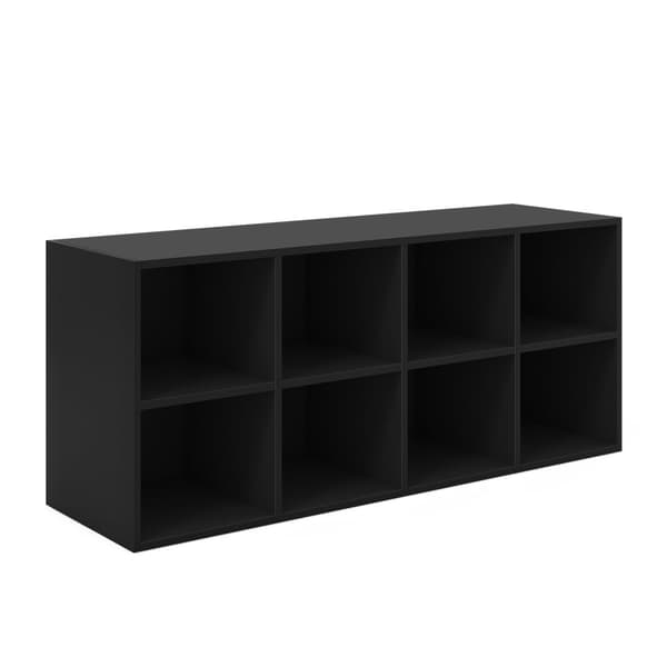 Skoorganisator, 40x12x16 tommer, Sort