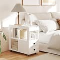 Miniatyrbillede 6 af 8: Sidebord, 65x30x62 cm, Hvid