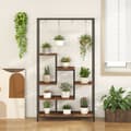 Miniatyrbillede 5 af 8: Plantestativ, 40x12x71 tommer, Rustikt Brun
