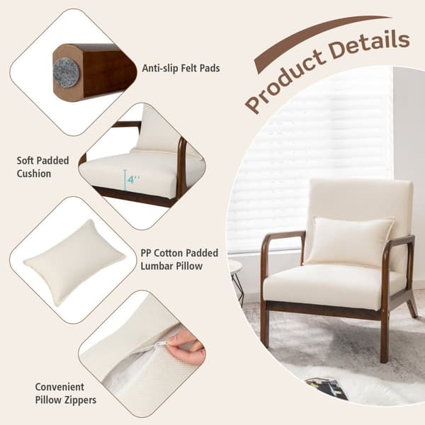 Korituoli, 31x25.5x30.5 tuumaa, Beige