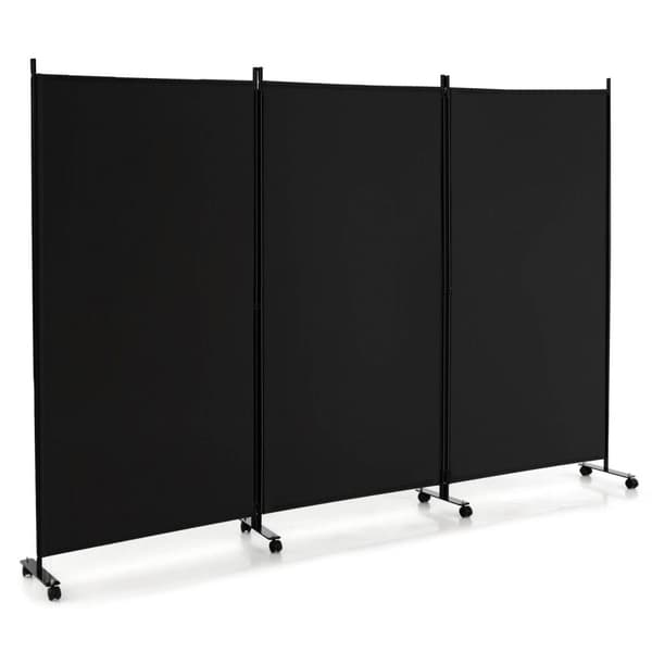 Rumsdeler, 103x12x71 tommer, Sort