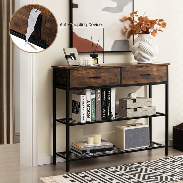 Konsolbord, 100x30x81.5 cm, Brun