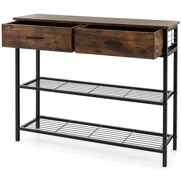 Konsolbord, 100x30x81.5 cm, Brun