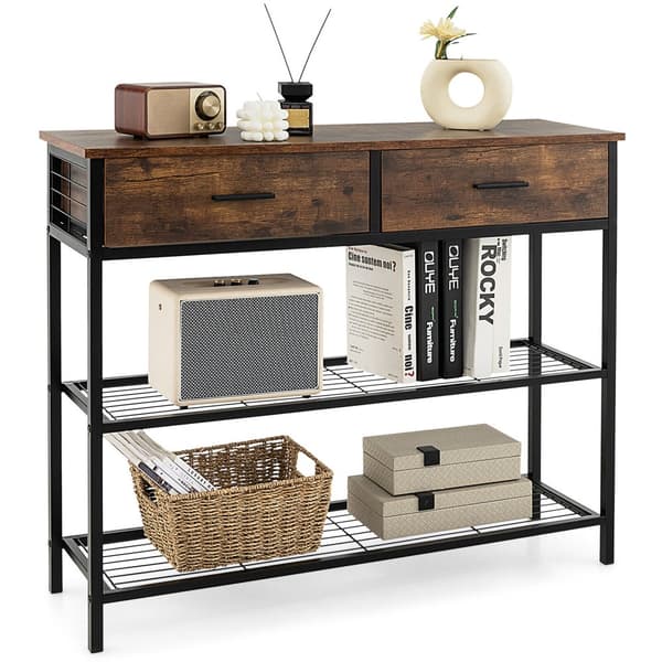 Konsolbord, 100x30x81.5 cm, Brun