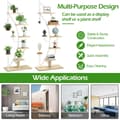 Miniatyrbillede 7 af 8: Plantestativholder, 23,5x12x61 tommer, Hvid