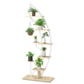 Miniatyrbillede 1 af 8: Plantestativholder, 23,5x12x61 tommer, Hvid