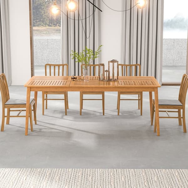 Ulkoilmaruokapöytä, 79x35x29.5 tuumaa, Luonnonväri