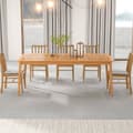 Pikkukuva 6 / 8: Ulkoilmaruokapöytä, 79x35x29.5 tuumaa, Luonnonväri