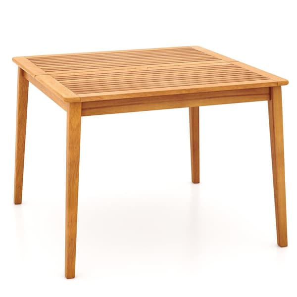 Spisebord, 39x39x30 tommer, Natur