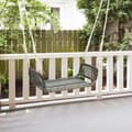 Miniatyrbillede 2 af 8: Veranda Gynge Sæde, 27x14.5x8.5 tommer, Brun