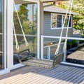 Miniatyrbillede 1 af 8: Veranda Gynge Sæde, 27x14.5x8.5 tommer, Brun