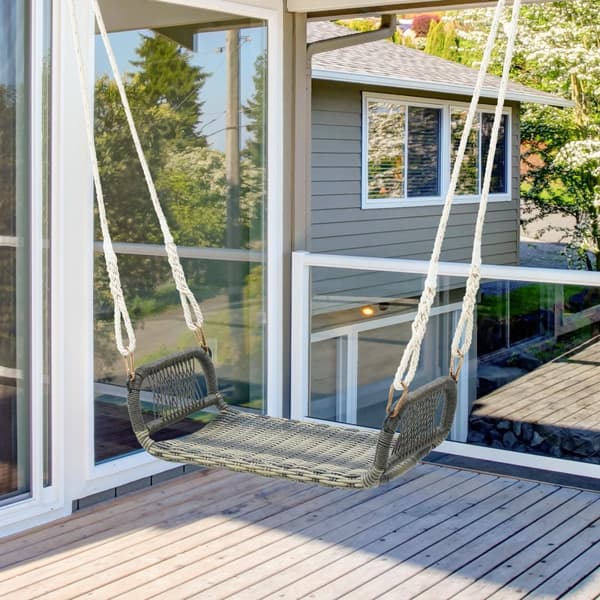 Veranda Gynge Sæde, 27x14.5x8.5 tommer, Brun