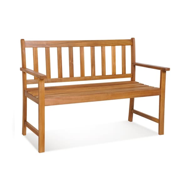 Utomhusbänk, 43x22x34 tum, Natur