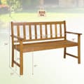Miniatyrbild 4 av 8: Utomhusbänk, 43x22x34 tum, Natur