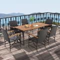 Pikkukuva 5 / 8: Patio-ruokatuolit, 2 kpl, 24,5x22x35 tuumaa, ruskea