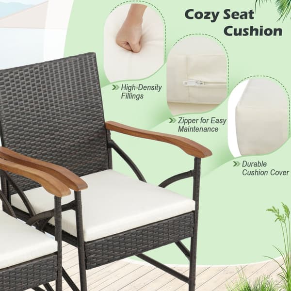 Patio-ruokatuolit, 2 kpl, 24,5x22x35 tuumaa, ruskea