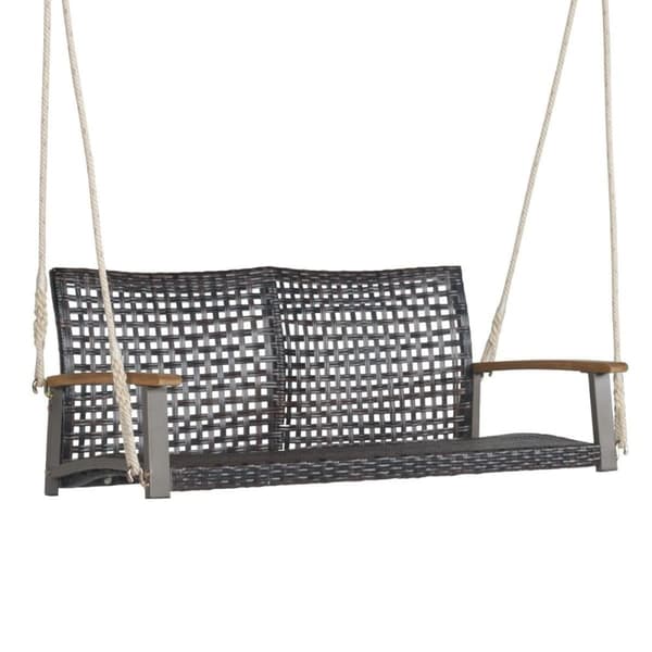 Puutarha keinu, 131x68x54 cm, ruskea