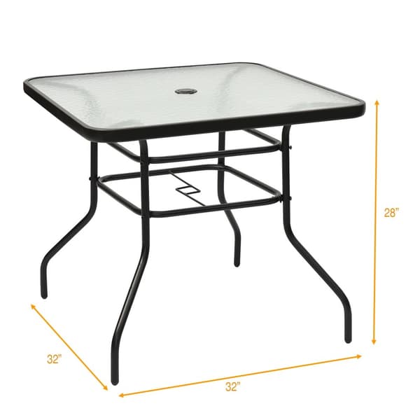 Kaffebord, 80x80x71 cm, Sort