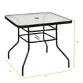 Miniatyrbillede 5 af 8: Kaffebord, 80x80x71 cm, Sort