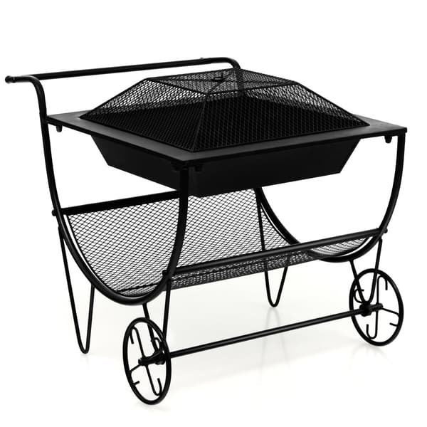 Bålsted, 76x58x56 cm, Sort
