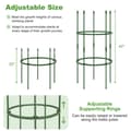 Pikkukuva 7 / 8: Puutarhan köynnöstuki, 3 kpl puutarhan köynnöstukea 40"/60" korkeat kasvituet klipsien ja sidosten kanssa-S, 20x40"/20x60", Vihreä