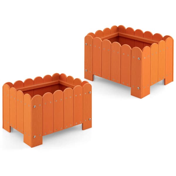 Plantekasse, 18x12.5x12 tommer, Orange