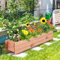 Miniatyrbillede 1 af 8: Plantekasse, 36x7x6 tommer, Brun