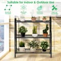 Miniatyrbillede 4 af 8: Plantestativ, 72x25x85 cm, Sort