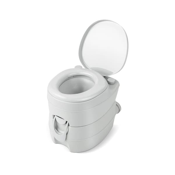 Transportabelt toilet, 10x8", Grå