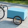 Miniatyrbillede 2 af 8: Cykeltrailer, 145,5x61x58 cm, Sort Blå