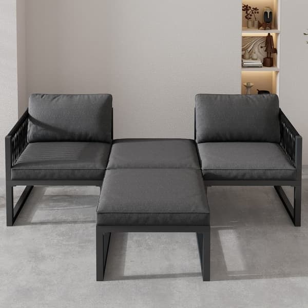 Havemøbelsæt, havesofaer, havemøbelsæt. 2 sofaer, 2 ottomaner, forskellige kombinationer