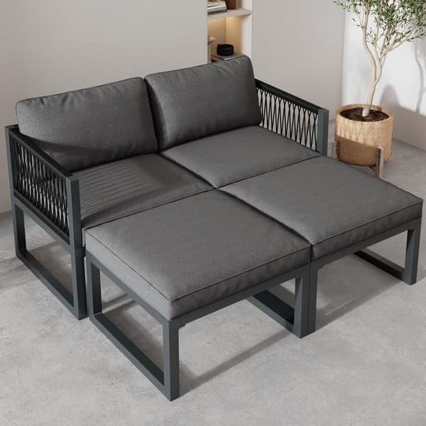 Havemøbelsæt, havesofaer, havemøbelsæt. 2 sofaer, 2 ottomaner, forskellige kombinationer