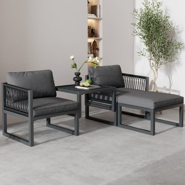 Havemøbelsæt, havesofaer, havemøbelsæt. 2 sofaer, 2 ottomaner, forskellige kombinationer
