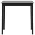 Miniatyrbild 2 av 6: vidaXL Barbord MDF svart 115x55x107 cm