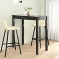Miniatyrbild 1 av 6: vidaXL Barbord MDF svart 115x55x107 cm