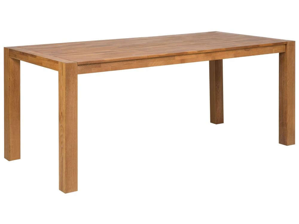 Matbord 180 cm ljusbrun NATURA