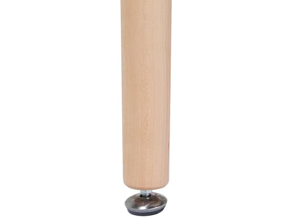 Matbord Svart Bokträ 120 cm Rund Kök Vardagsrum Minimalistisk