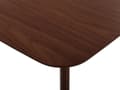 Miniatyrbild 8 av 10: Matbord Mörk trä 120/150 x 90 cm Utdragbart Löv Träben Minimalistisk Skandinavisk