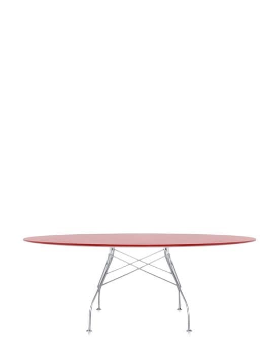 Bord Glossy Ovalt
