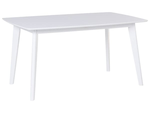 Matbord Vit Träben 150 x 195 x 90 cm Rektangulär Skandinavisk Stil
