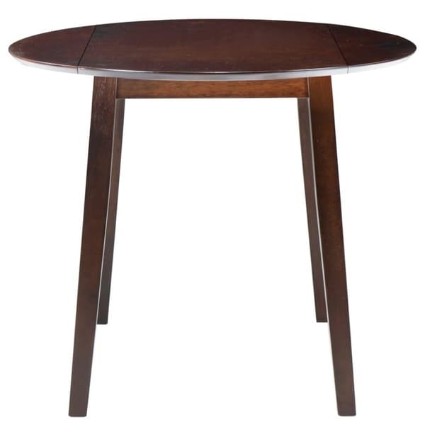 vidaXL klapbord rundt MDF brun