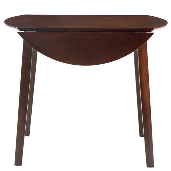 vidaXL klapbord rundt MDF brun