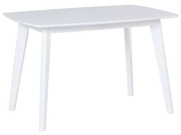Matbord Vit Träben 120 - 160 x 80 cm Rektangulär Skandinavisk Stil