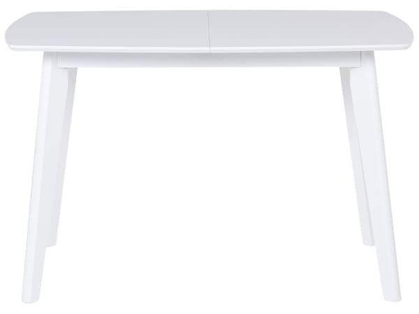 Matbord Vit Träben 120 - 160 x 80 cm Rektangulär Skandinavisk Stil