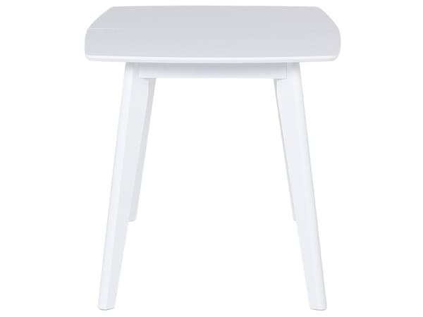 Matbord Vit Träben 120 - 160 x 80 cm Rektangulär Skandinavisk Stil