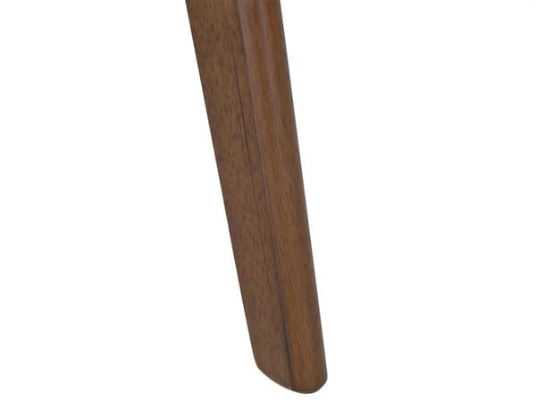 Matbord Mörk trä Faner 150 x 90 cm Rektangulär Traditionell Stil