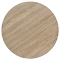 Miniatyrbilde 4 av 6: vidaXL Bistrobord MDF og stål rund 60x75 cm eikefarge