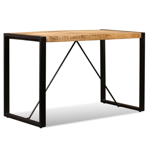 vidaXL Matbord massivt grovt mangoträ 120 cm
