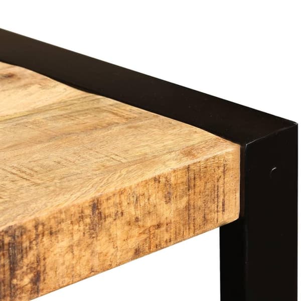 vidaXL Matbord massivt grovt mangoträ 120 cm